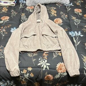 Ashley By 26 International Beige Teddy Jacket
